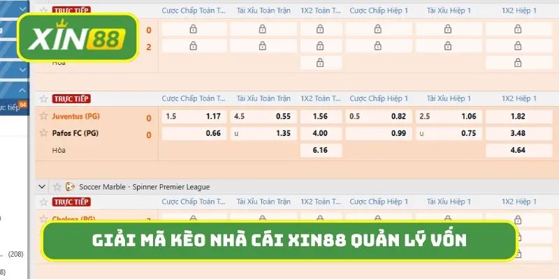 Giải mã kèo nhà cái Xin88 cùng công thức quản lý vốn