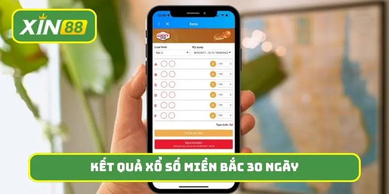kết quả xổ số miền Bắc 30 ngày