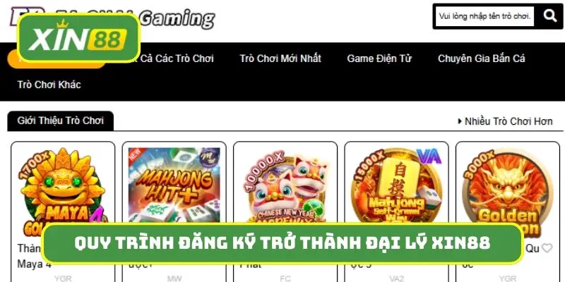 Quy trình đăng ký trở thành đại lý Xin88