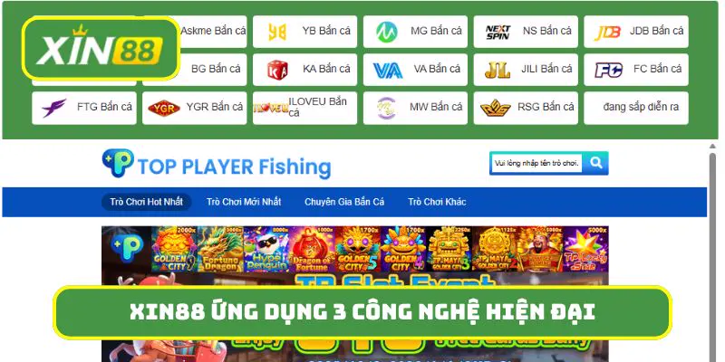 Xin88 ứng dụng 3 công nghệ hiện đại vào quản lý hệ thống